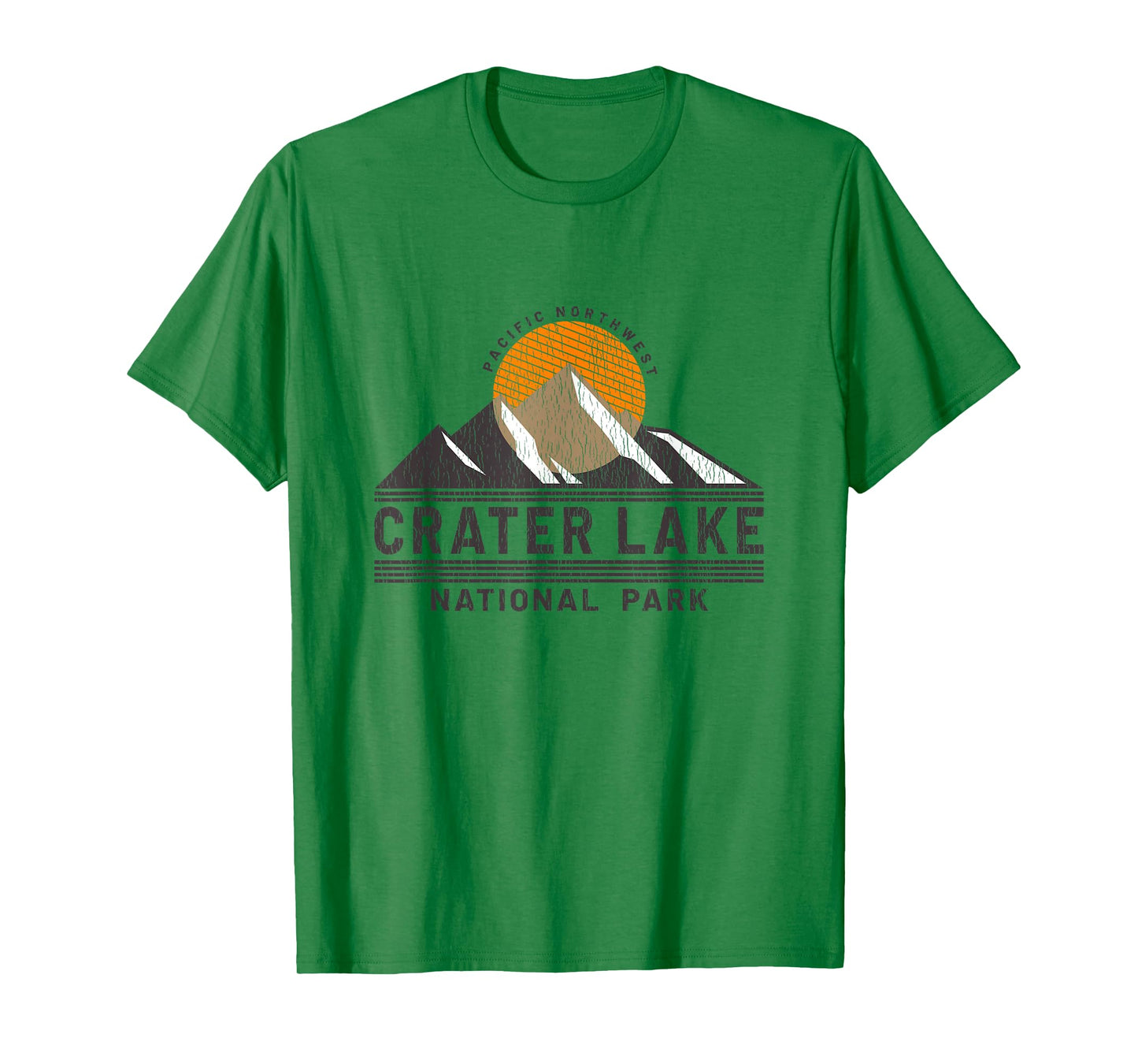 Retro Crater Lake National Park - Pacific Northwest Souvenir T-Shirt