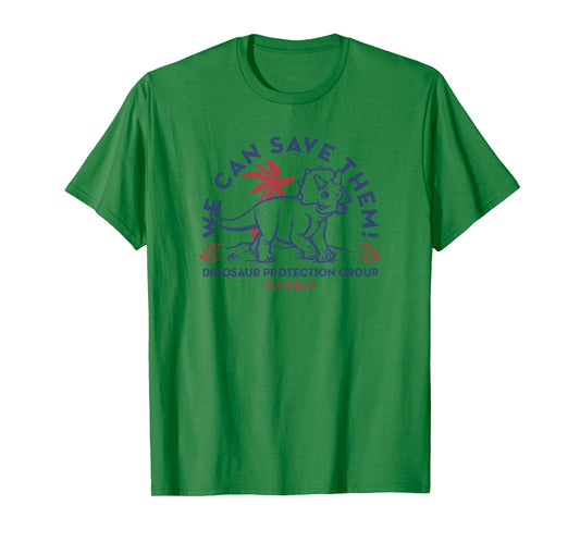 Jurassic World Save The Triceratops Poster T-Shirt