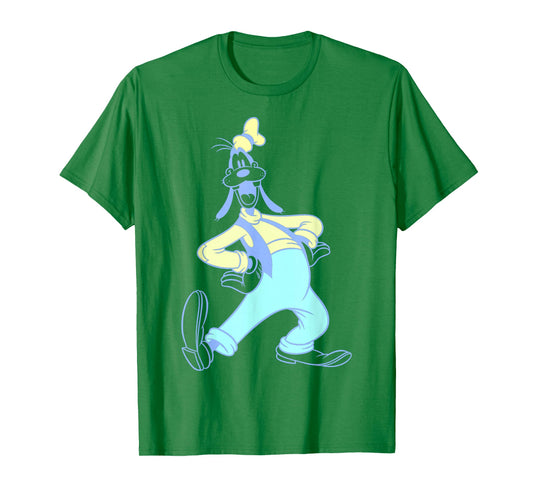 Disney Mickey And Friends Goofy Neon Portrait T-Shirt