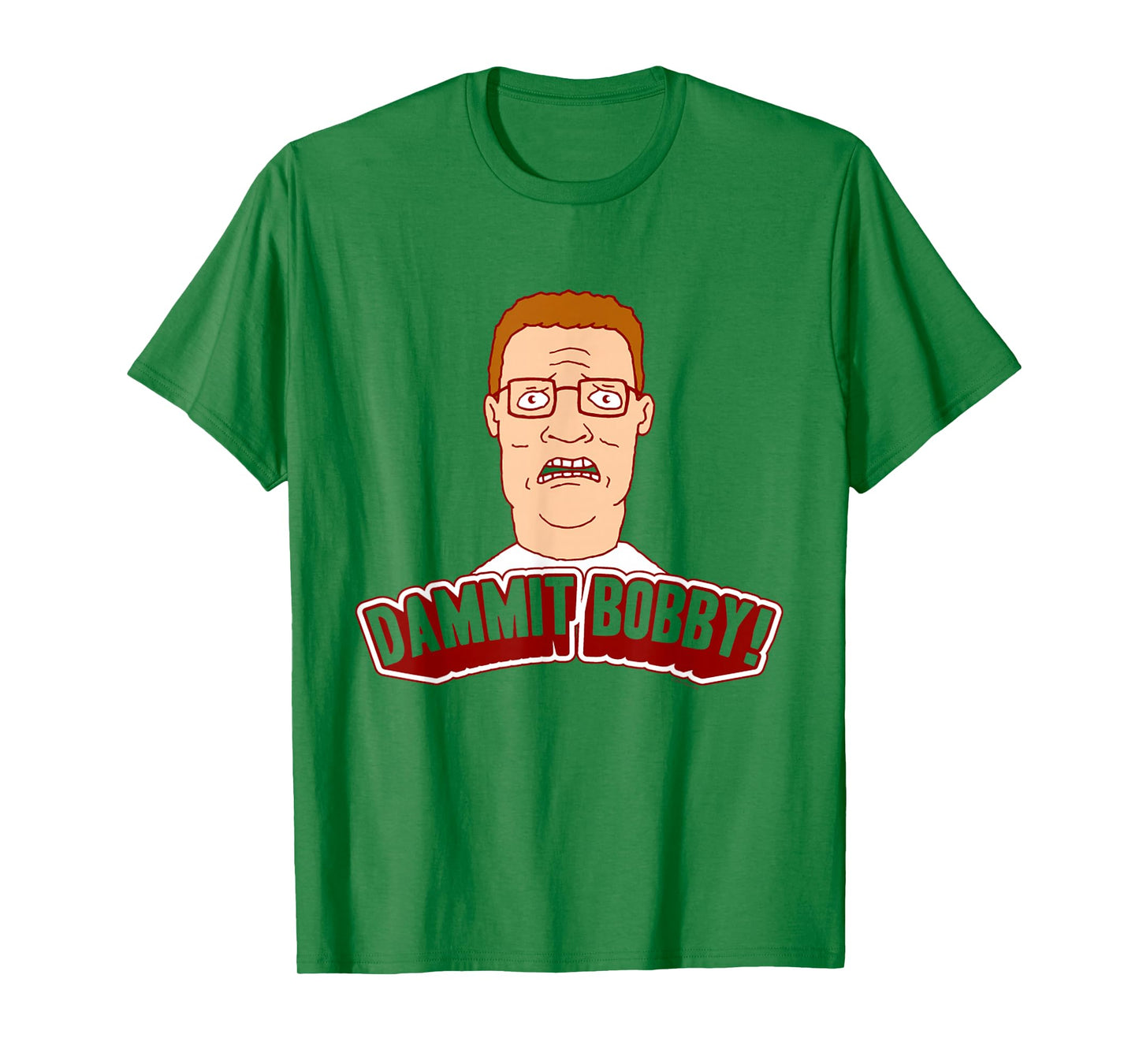 King of The Hill Hank Dammit Bobby Yell Cartoon T-Shirt