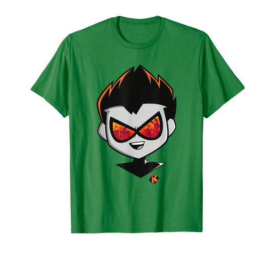 Teen Titans Go! To The Movies Retro Robin Hollywood Big Face T-Shirt
