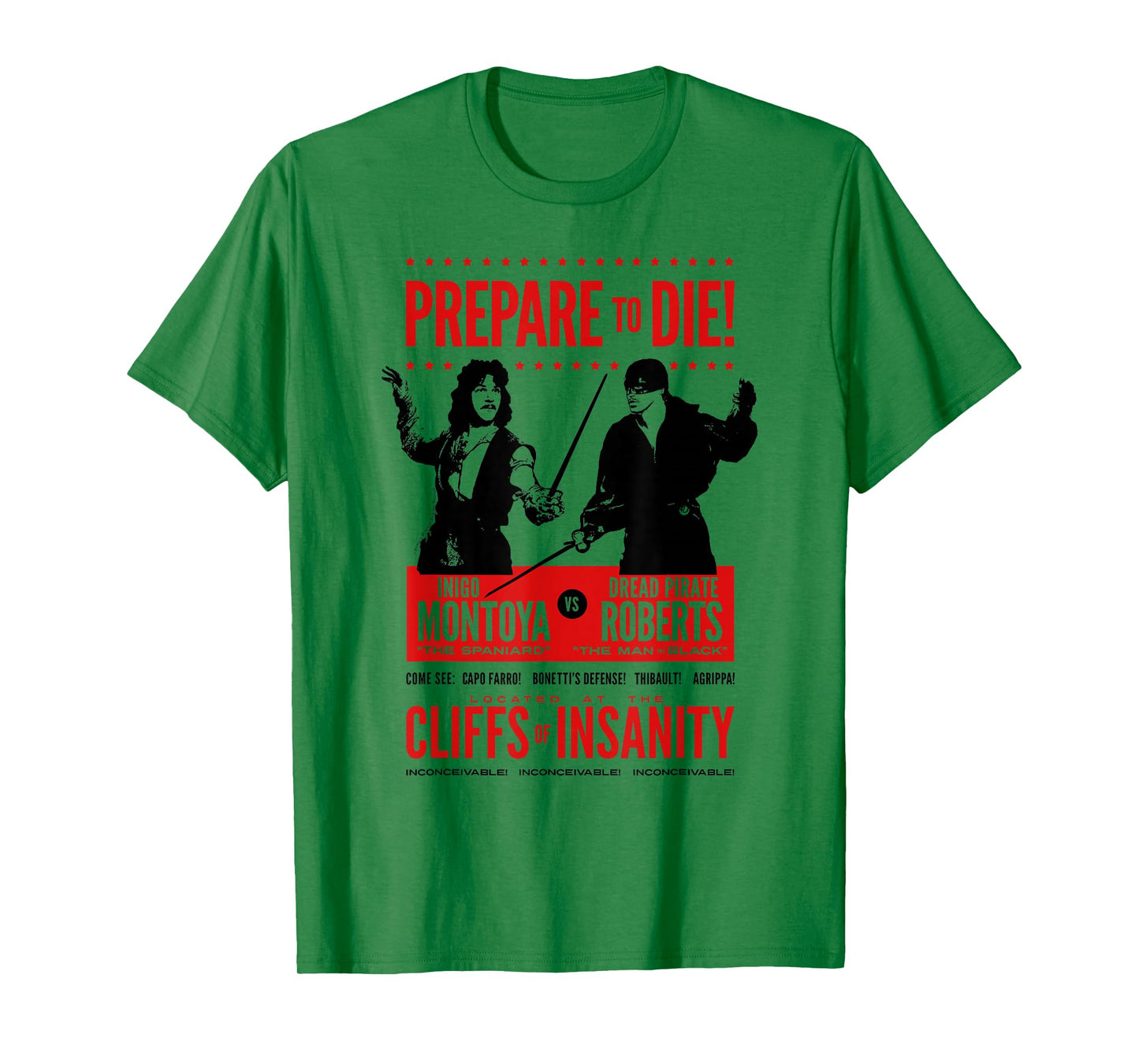 The Princess Bride Inigo vs Man in Black T-Shirt