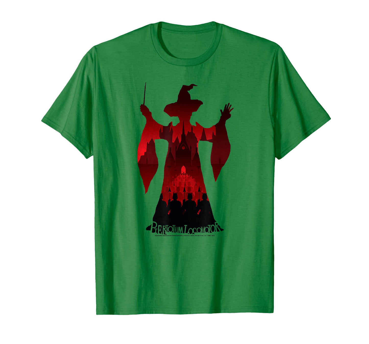 Harry Potter McGonagall Piertotum Locomotor T-Shirt Small