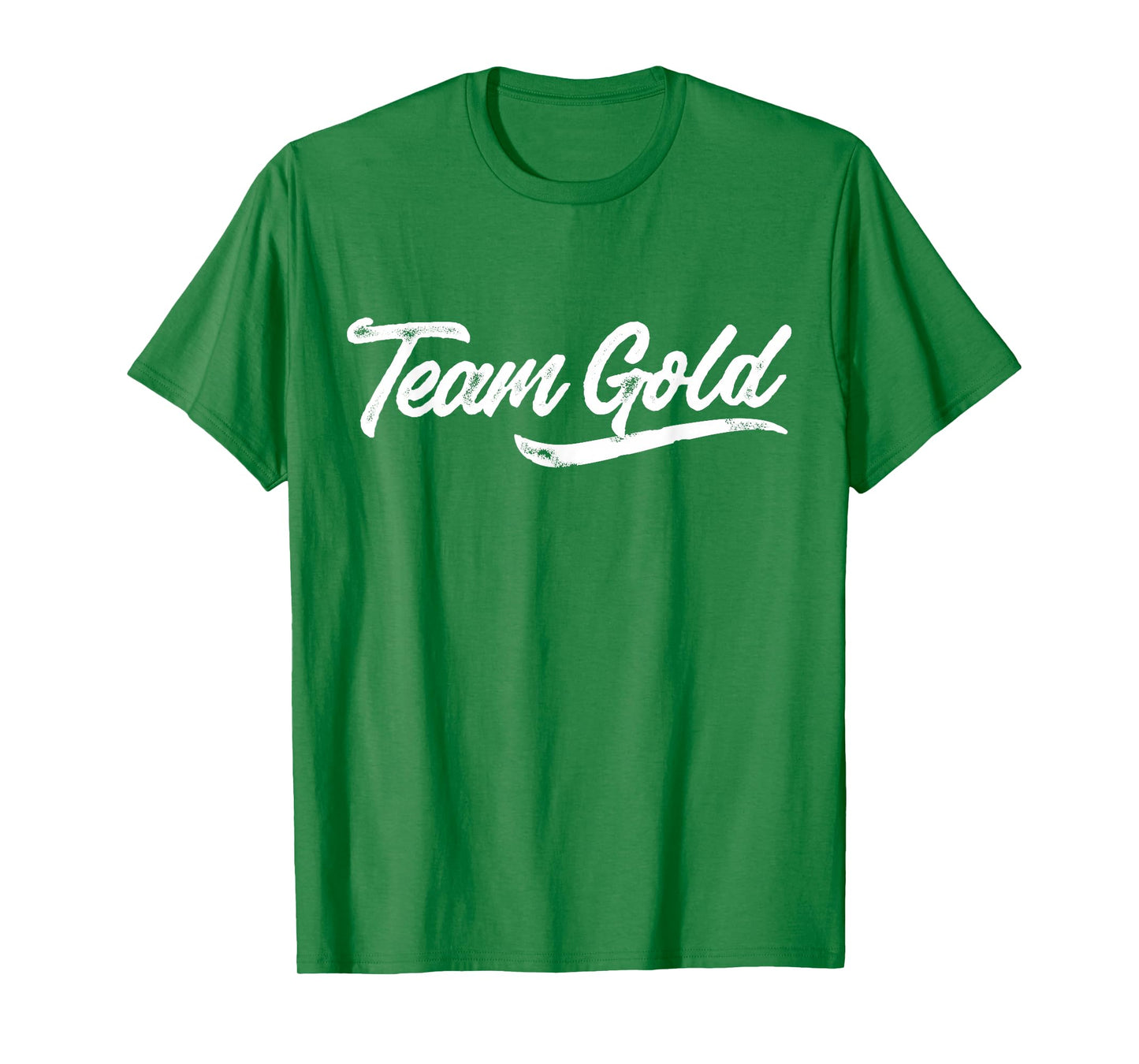 Kids Team Gold Shirt Sleepaway Camp Color War Summer Spirit T-Shirt