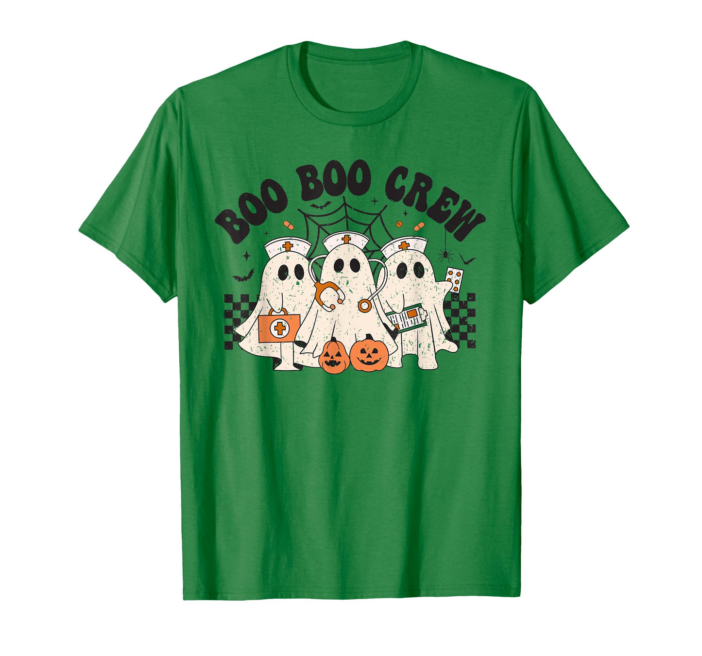 Boo Boo Crew Nurse Funny Ghost Women Halloween Nurse T-Shirt