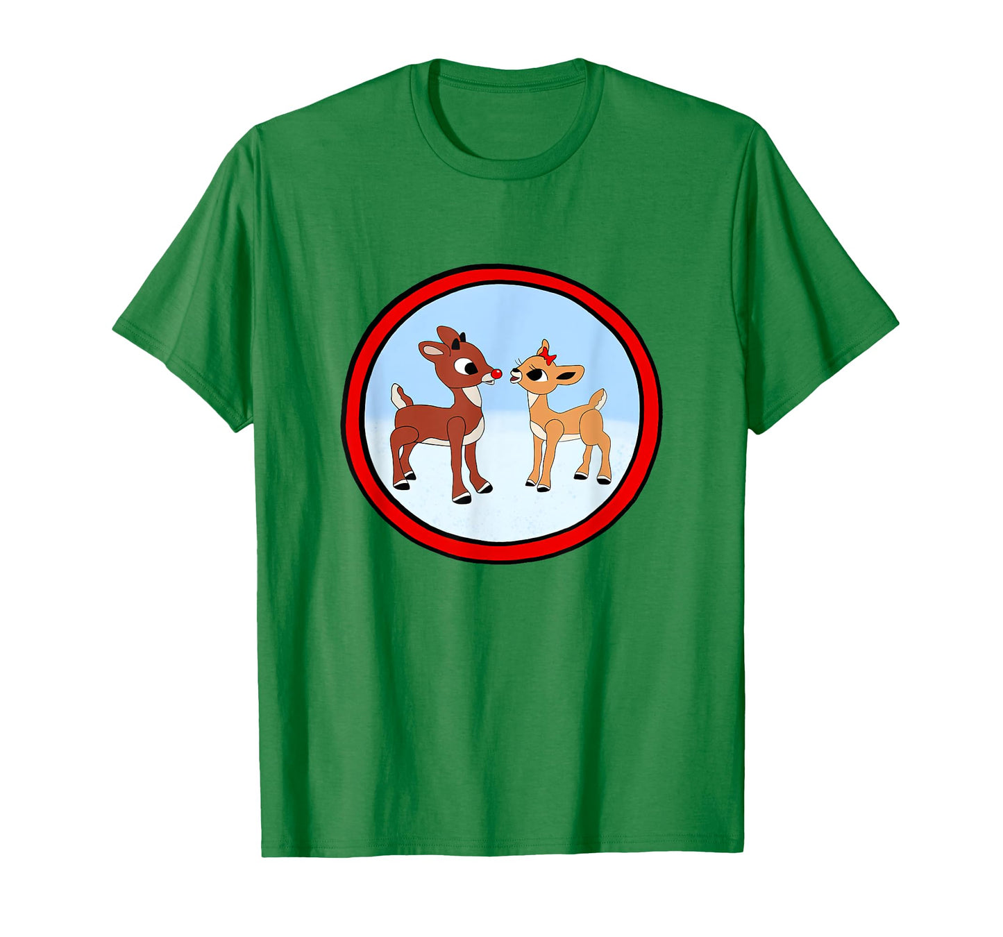 Rudolph And Clarice Christmas Kids Girls Tee Reindeer T-Shirt