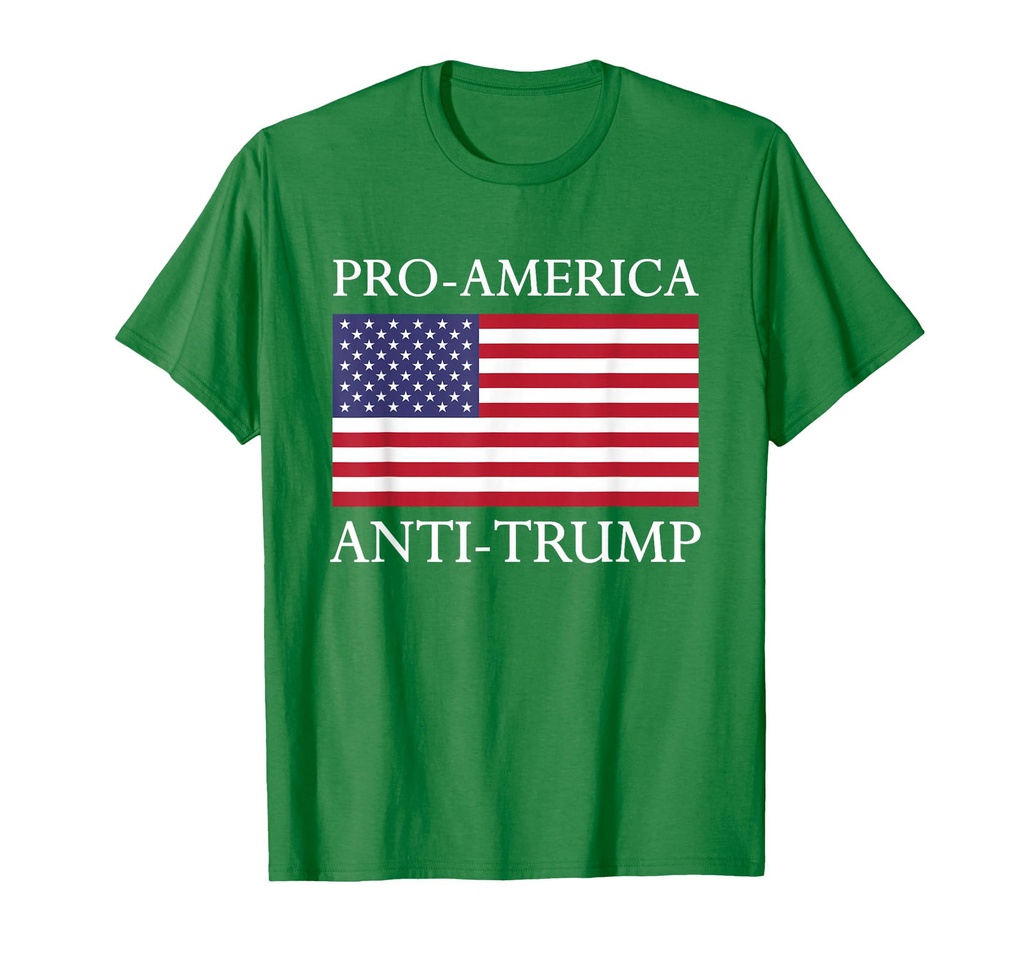 Pro-America Anti-Trump - American USA Flag Resist T-Shirt