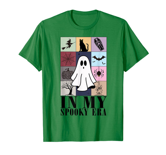Funny Ghost Retro Halloween In My Spooky Era T-Shirt
