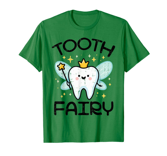 Halloween Dentist Tooth Fairy Dental Costume Women Men Kids T-Shirt