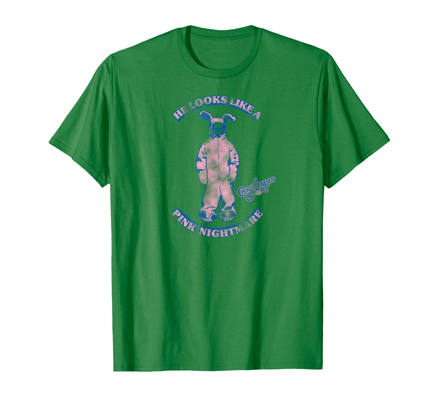 A Christmas Story Ralphie Looks Like A Pink Nightmare Funny T-Shirt