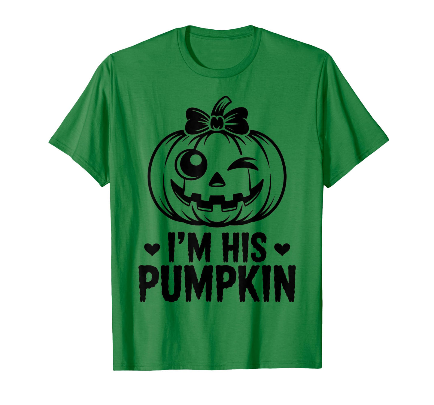 Im His Pumpkin Matching Halloween Couples Him and Her Women T-Shirt
