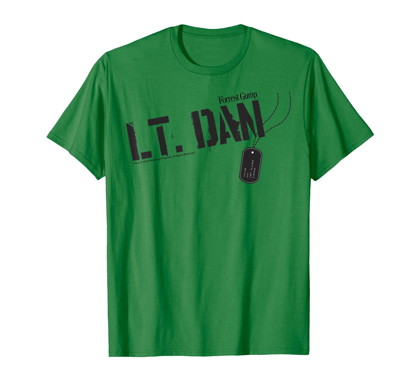 Forrest Gump Lt. Dan Dog Tag T-Shirt