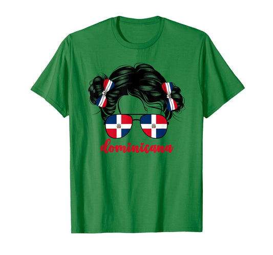 Dominican Girl Baby Kids Youth Republic Dominicana Flag Cute T-Shirt