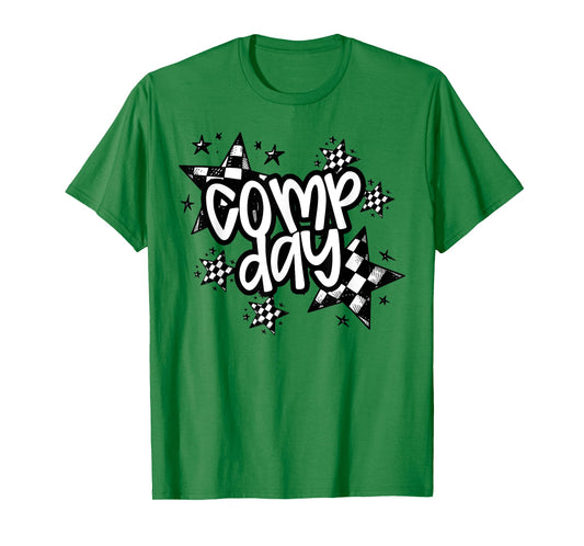 Cute Comp Day Cheer Comp Season Cheerleading Competition Day T-Shirt