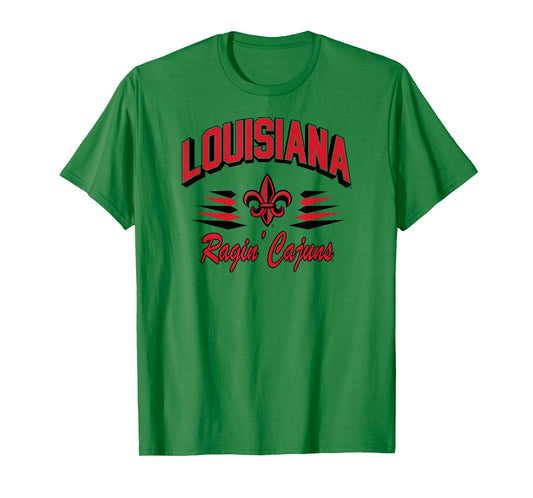 Louisiana Lafayette Ragin' Cajuns Retro Diamond White T-Shirt