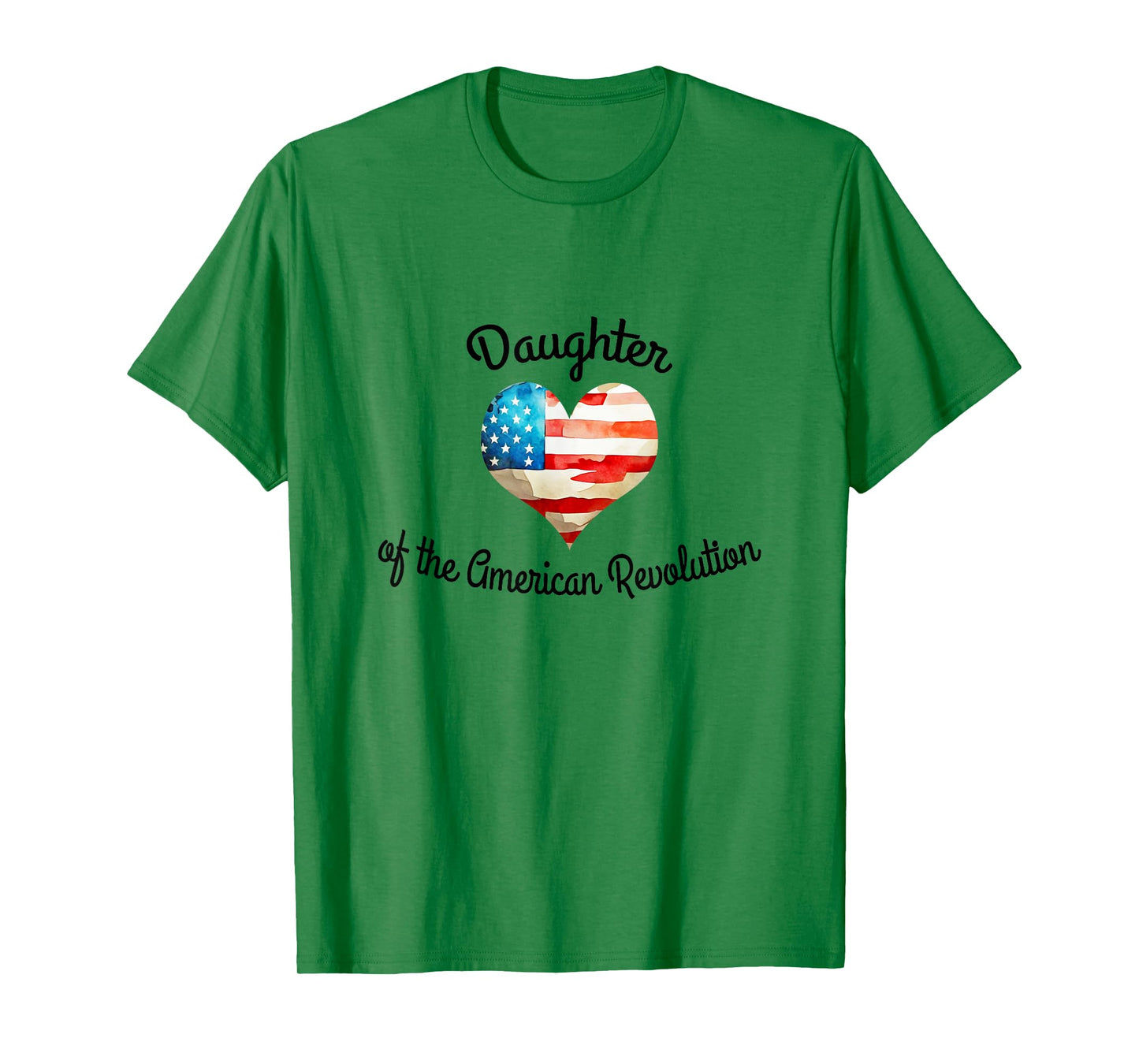 Daughters American Revolution DAR History USA Heart lineage T-Shirt