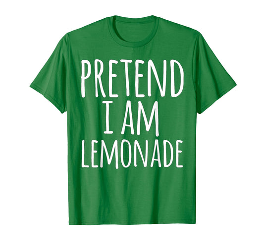 Funny Easy Lazy Halloween PRETEND I'M A LEMONADE Costume T-Shirt