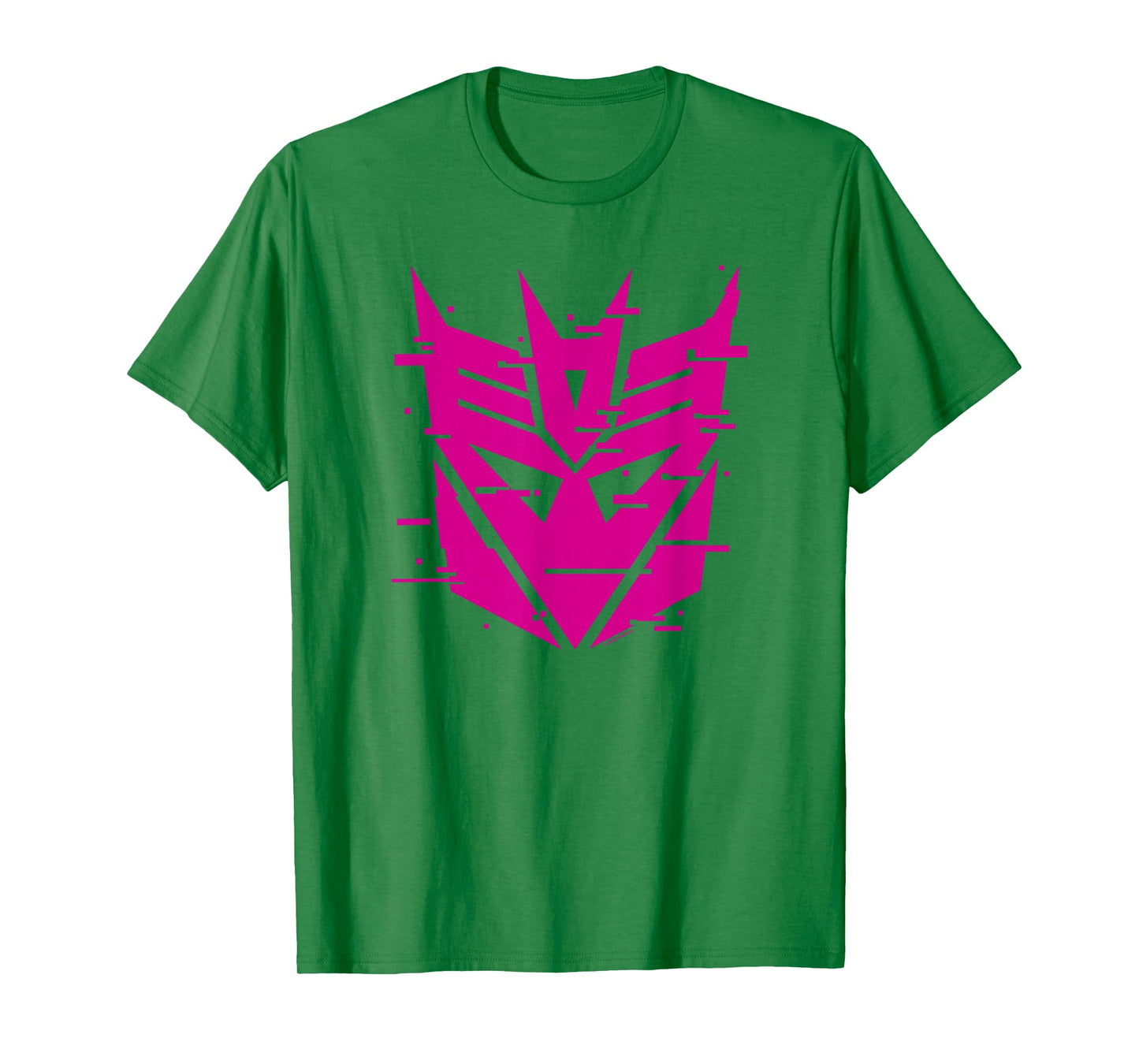 Transformers Evergreen Decepticon Glitch Logo T-Shirt