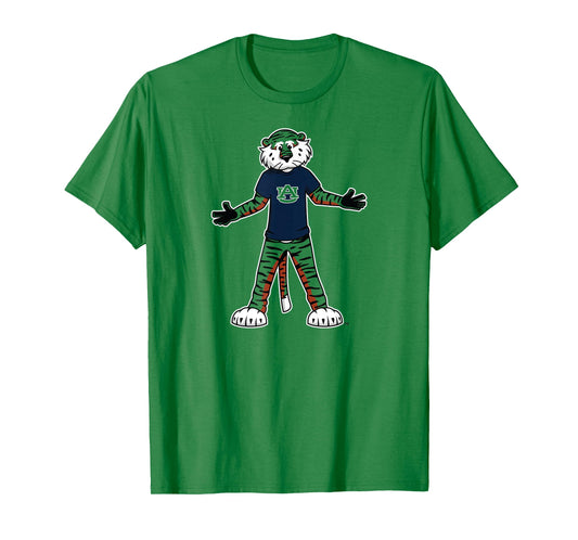 Auburn Tigers Aubie Mascot Orange Officially Licensed T-Shirt