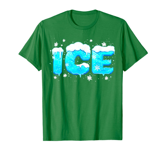 Ice and Fire Couple Family Halloween Costume Men Women Kids T-Shirt