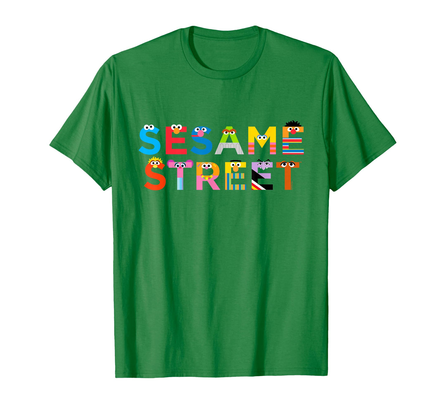 Sesame Street with Monster Letters T-Shirt