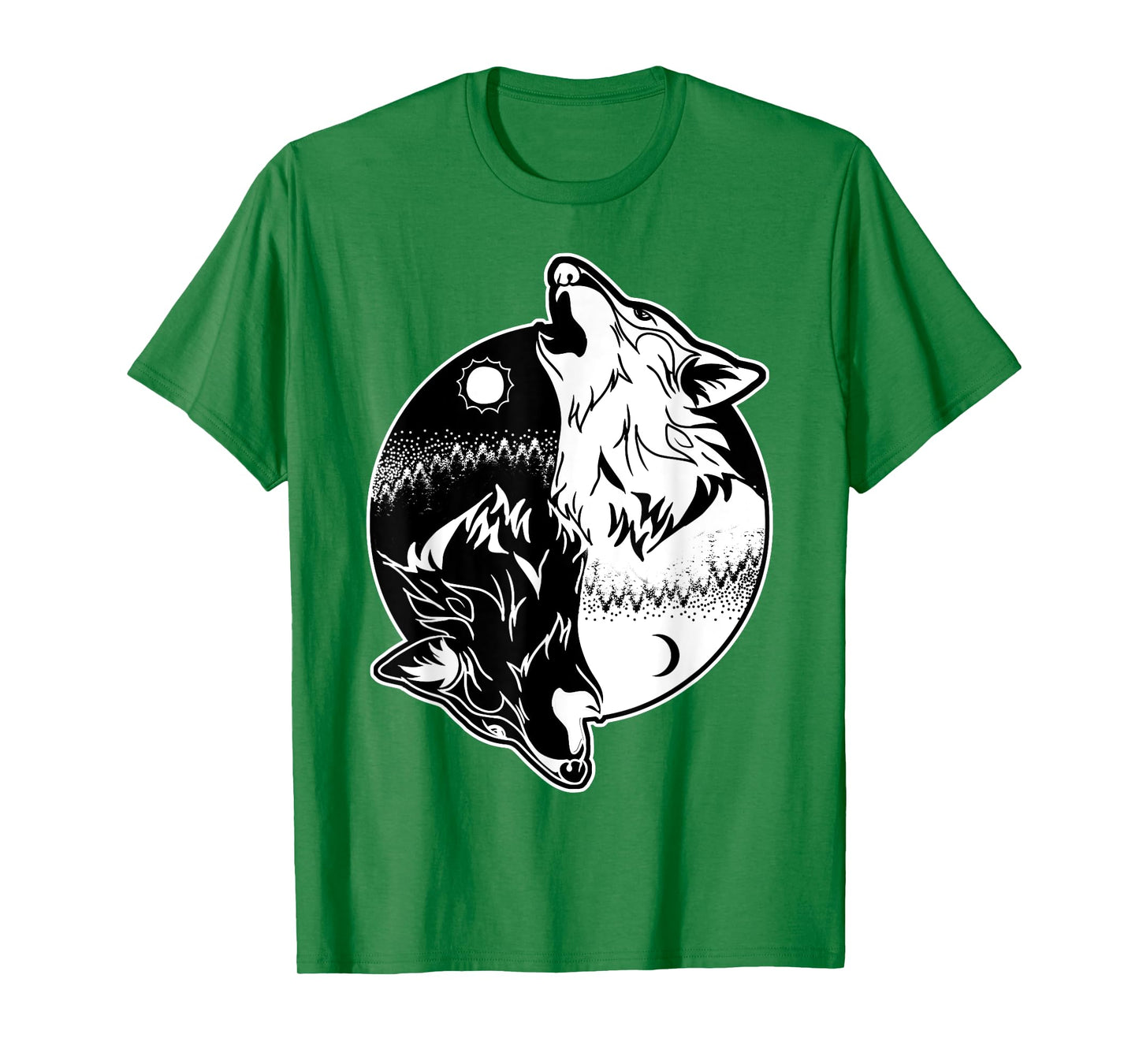 Wolf Yin Yang Shirt Yin Yang Shirt Skoll Wolf Shirt T-Shirt