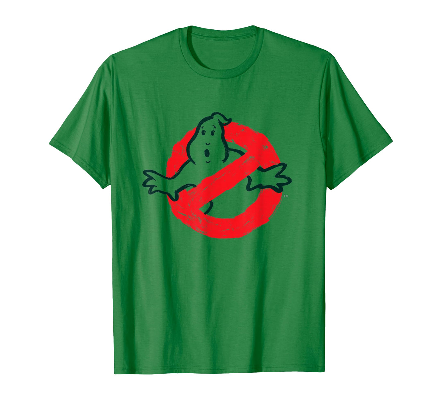Ghostbusters No Ghost Logo Sketch Retro Movie T-Shirt