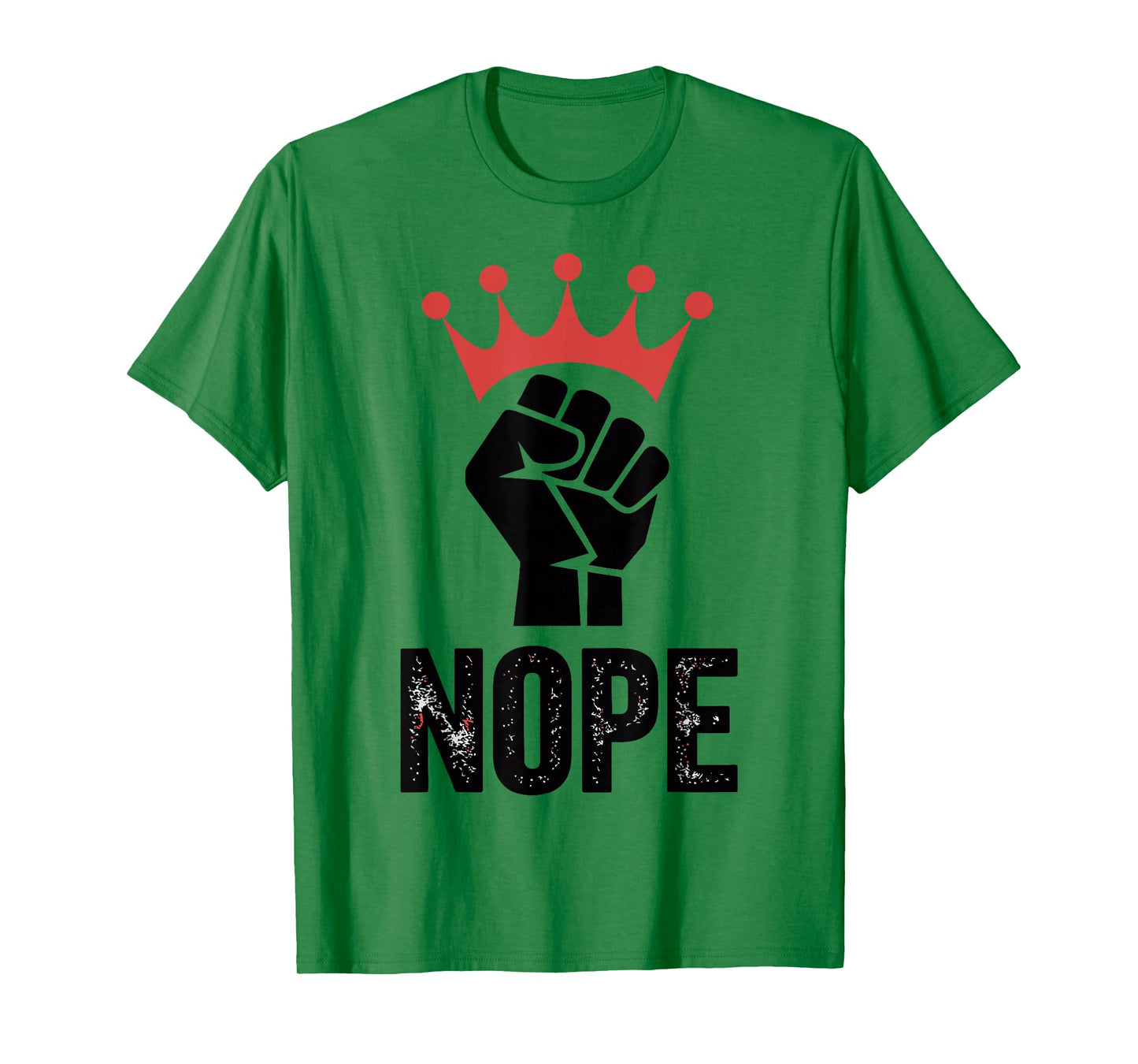 No Kings in America Since 1776 Fist & Crown Protest T-Shirt