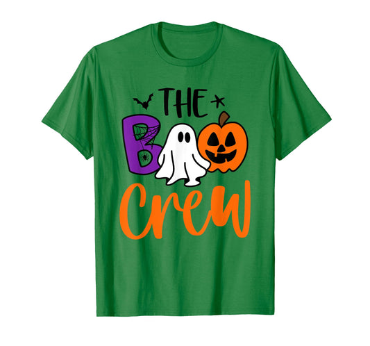 Halloween The Boo Crew Cute Ghost Spooky Family Matching T-Shirt