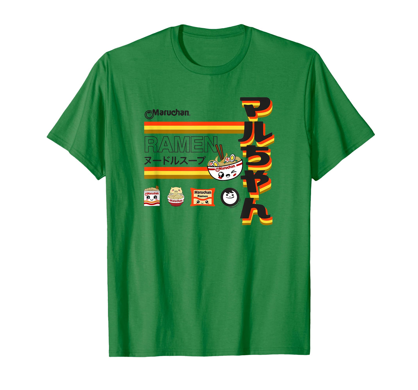 Maruchan Ramen Cute Anime Faces Poster T-Shirt
