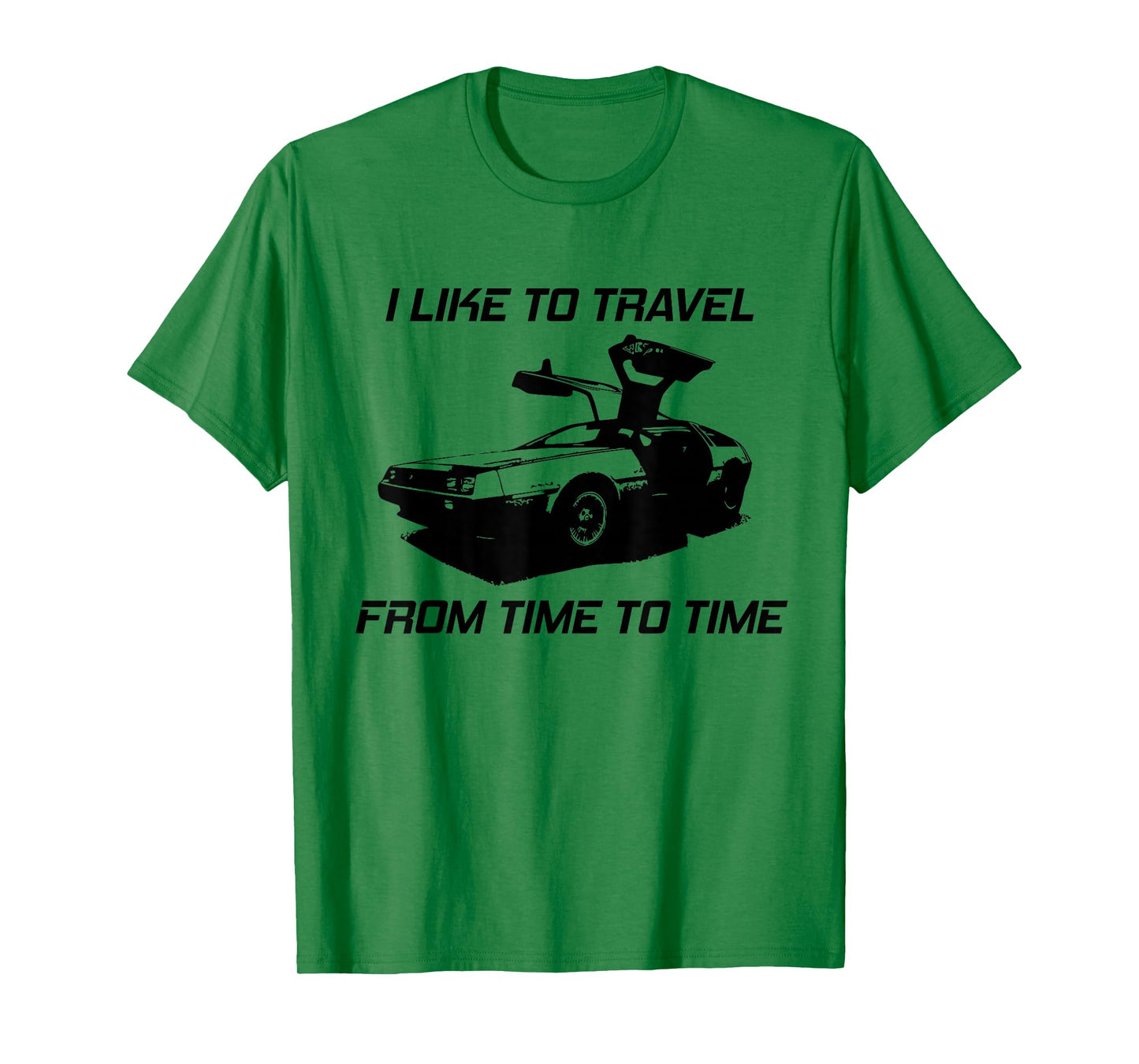 I Like To Travel From Time To Time. Funny Retro Car Vacation T-Shirt
