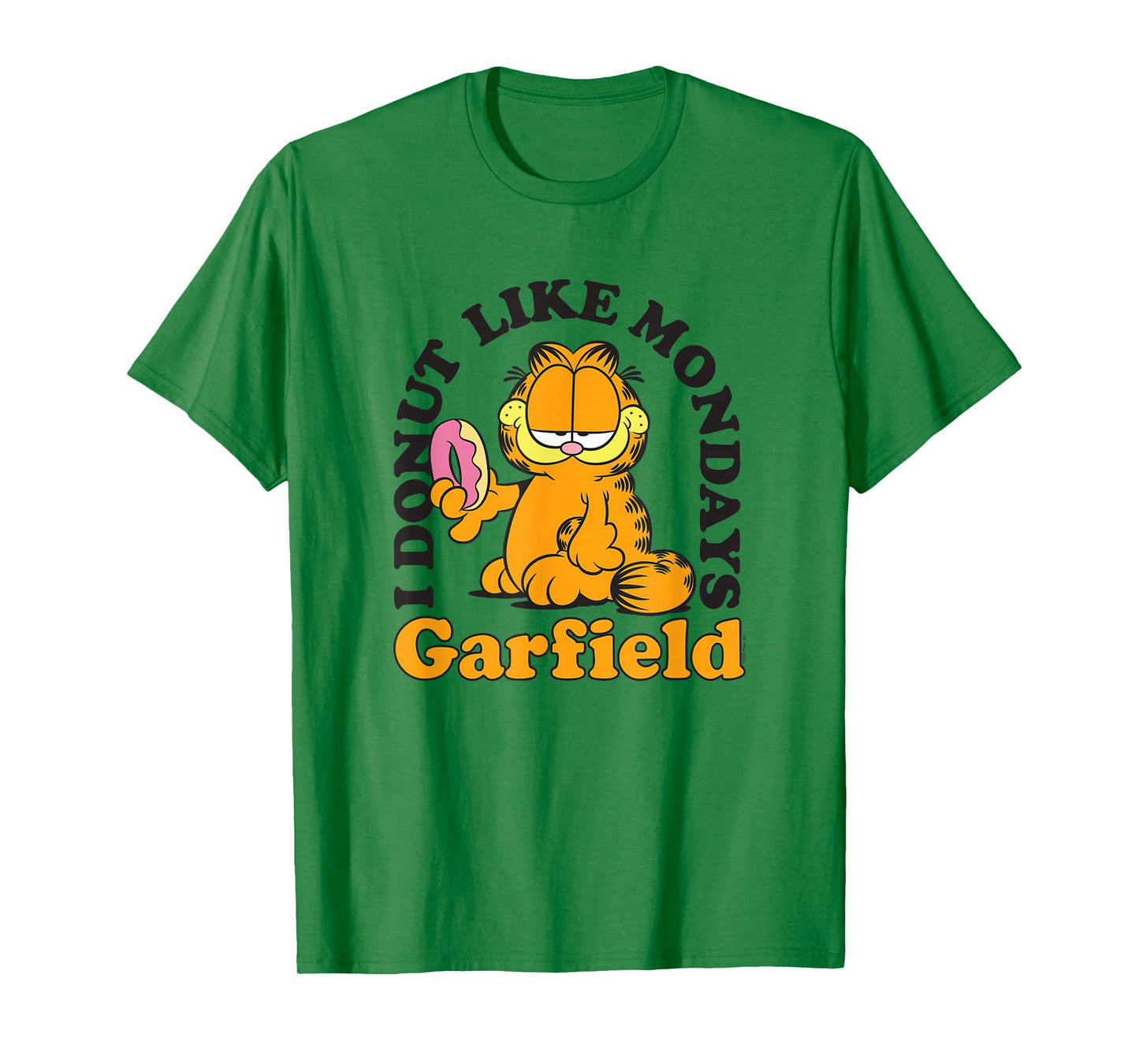 Garfield I Donut Like Mondays Cartoon Cat T-Shirt
