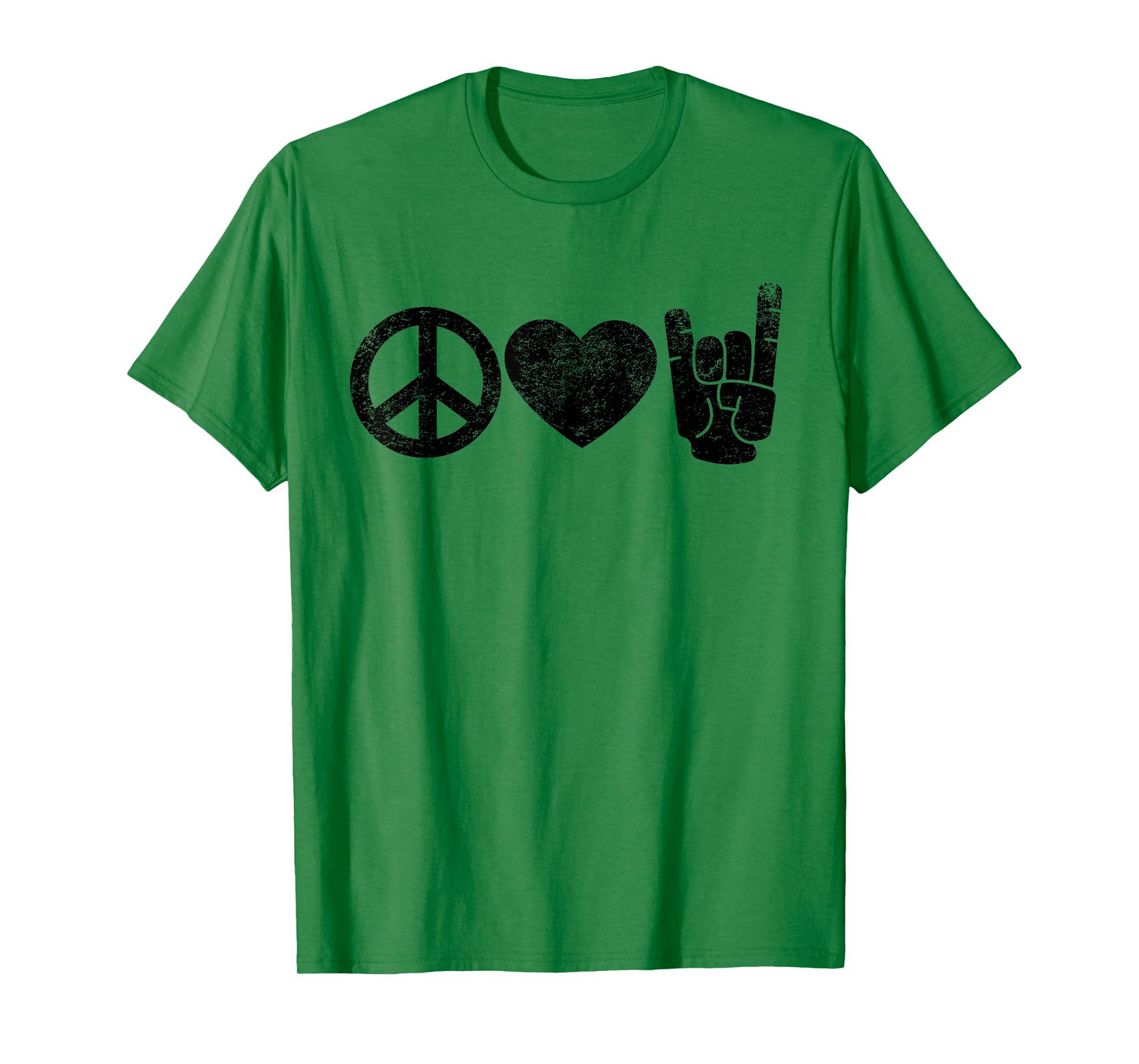 Peace Love Rock and Roll T-Shirt T-Shirt