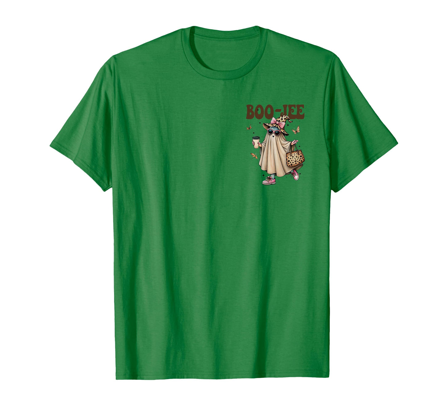(2 Sides) Boo-JEE I Put The Boo in Boujee Halloween Ghost T-Shirt