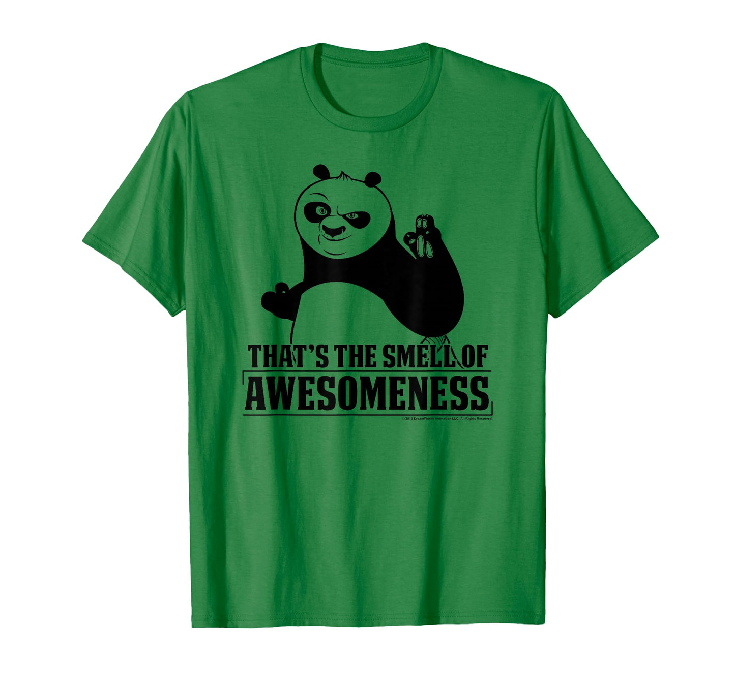 Kung Fu Panda Smell The Awesomeness Po Portrait T-Shirt