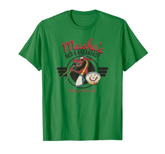 Disney Mulan Mushu's Bed & Breakfast Poster T-Shirt Small