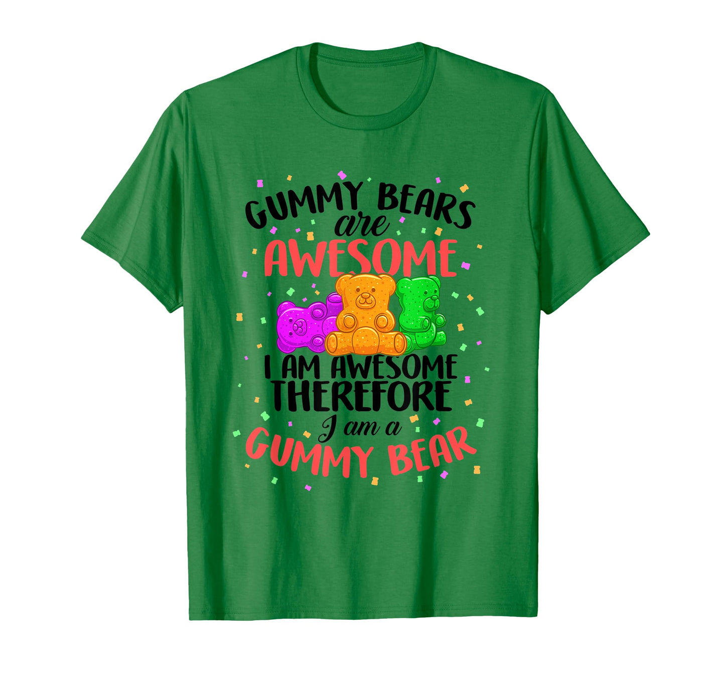 Gummy Bear Dancing Animal Candy for Adult Youth Kids Gift T-Shirt Small