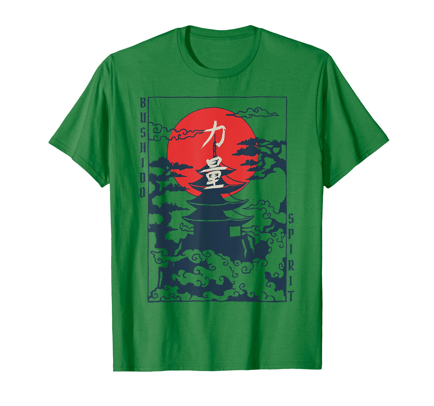 Bushido Samurai TShirt Japanese Retro Art Print Culture Gift T-Shirt