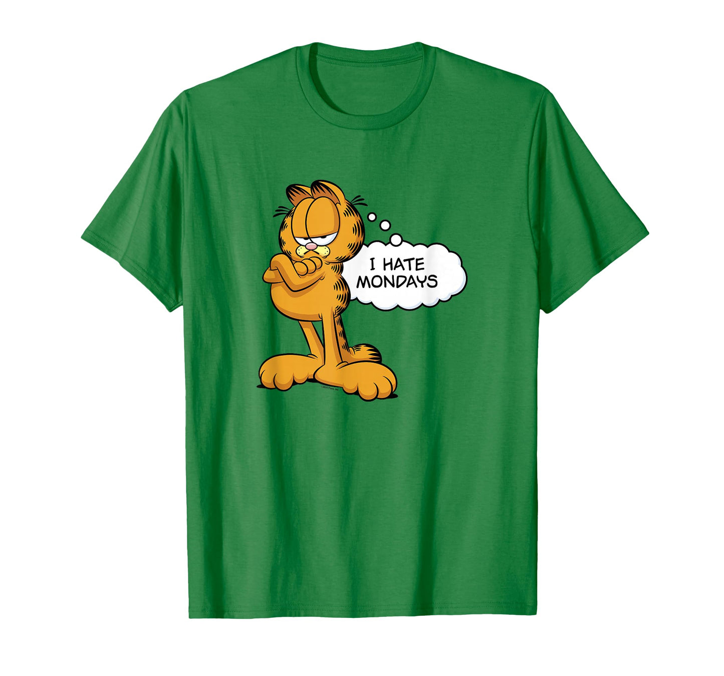 Garfield I Hate Mondays Thought Bubble T-Shirt