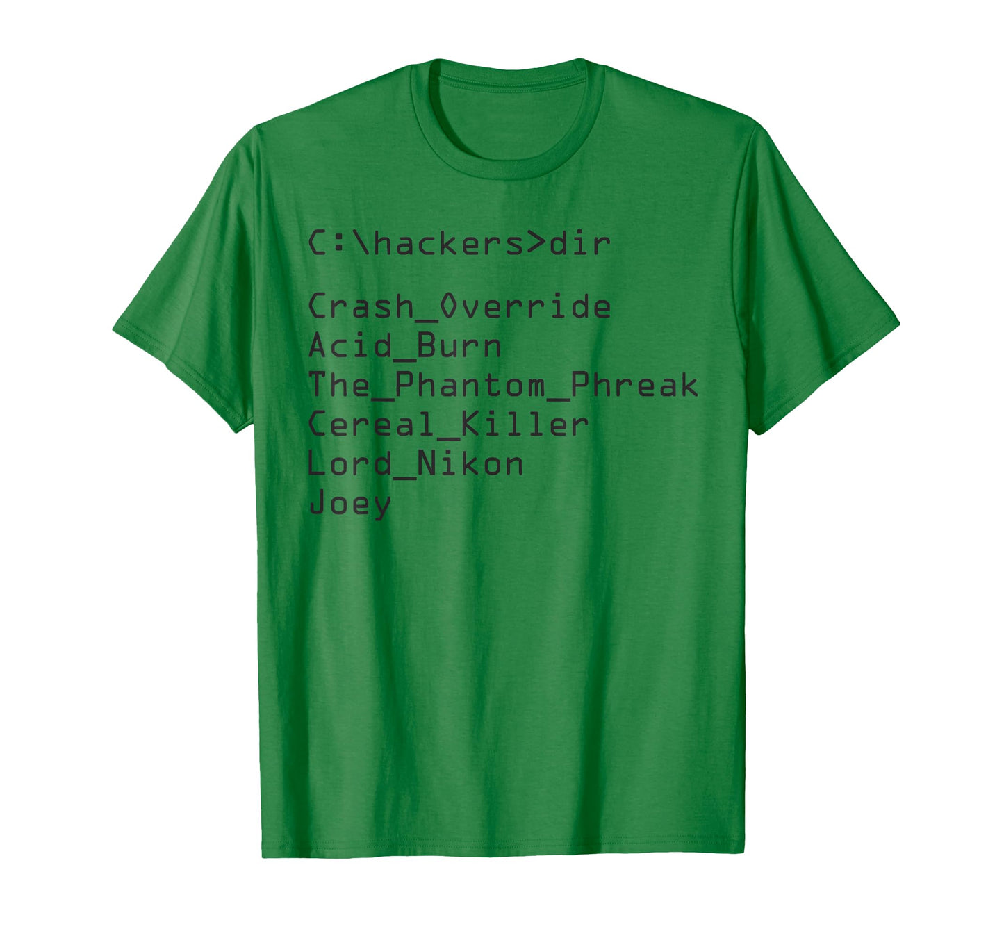Hackers Movie C Cast of Character T-Shirt