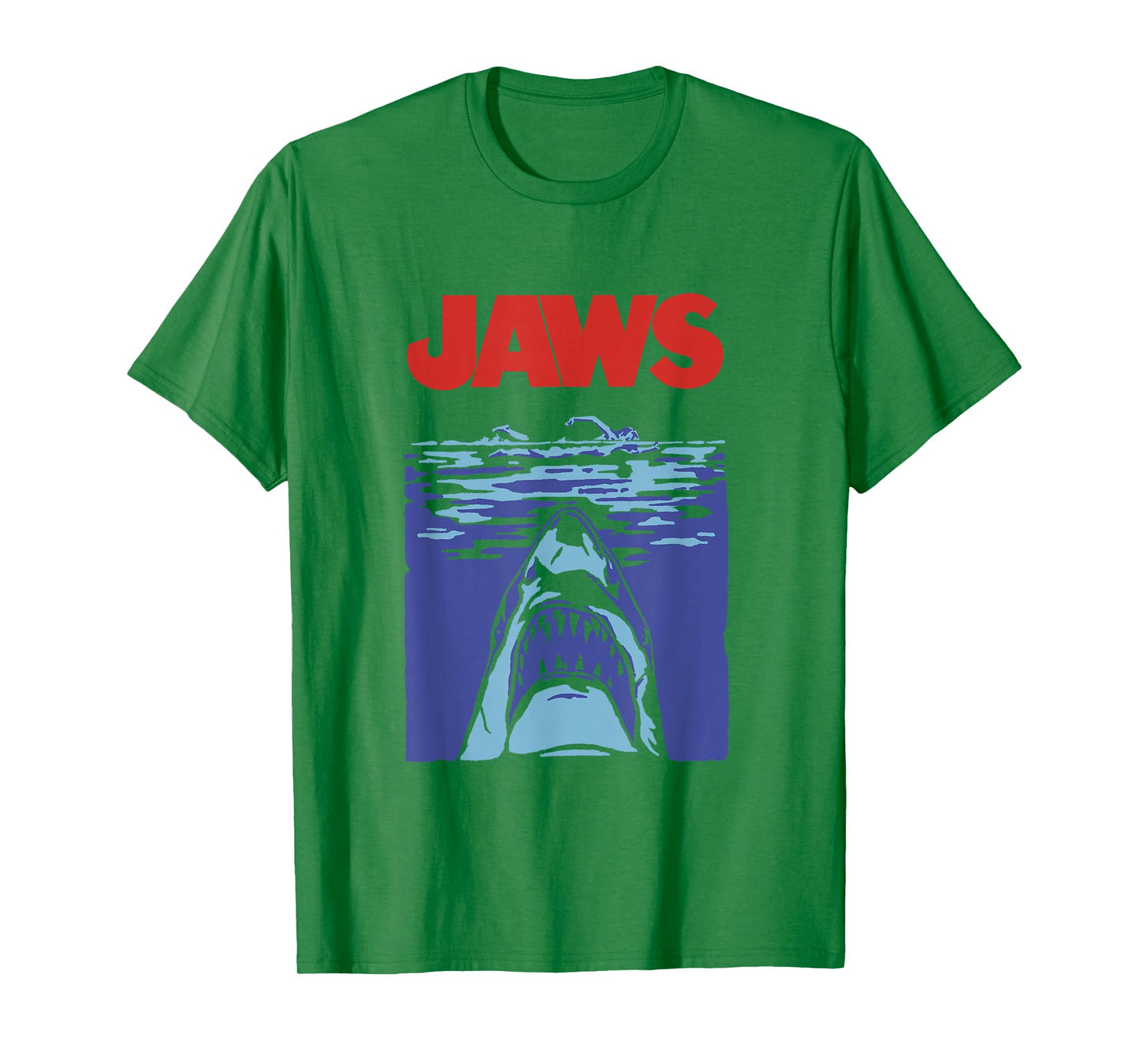Jaws 50th Anniversary Poster Classic Style Front & Back T-Shirt