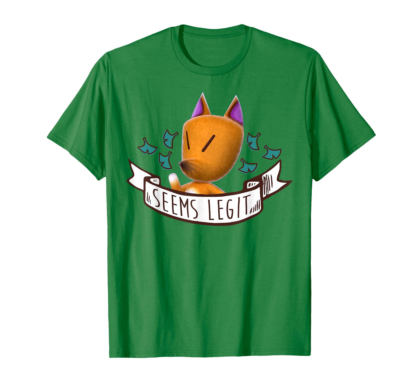Nintendo Animal Crossing Redd Seems Legit Graphic T-Shirt