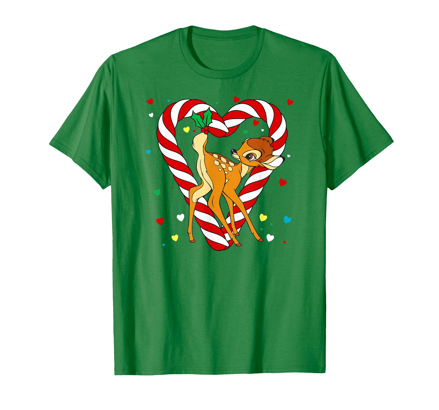 Disney - Bambi Candy Cane Holiday T-Shirt