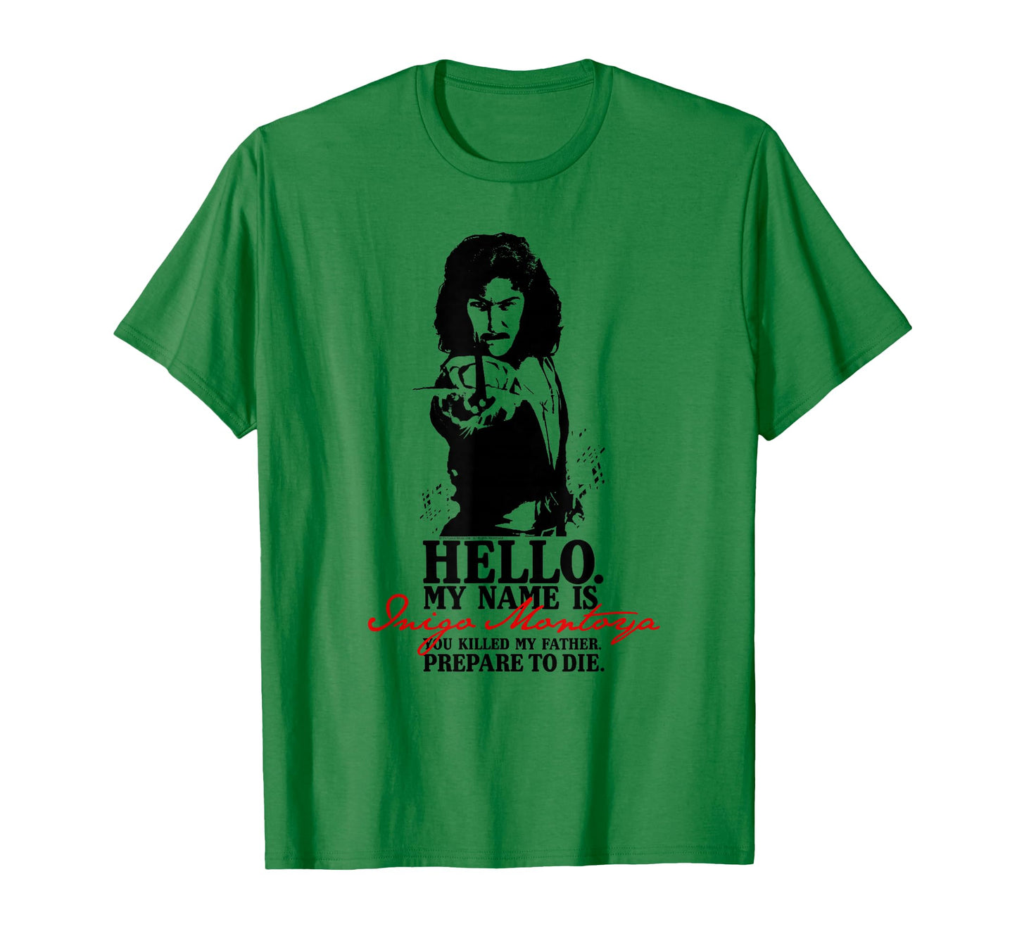 The Princess Bride Inigo Montoya Script Name T-Shirt