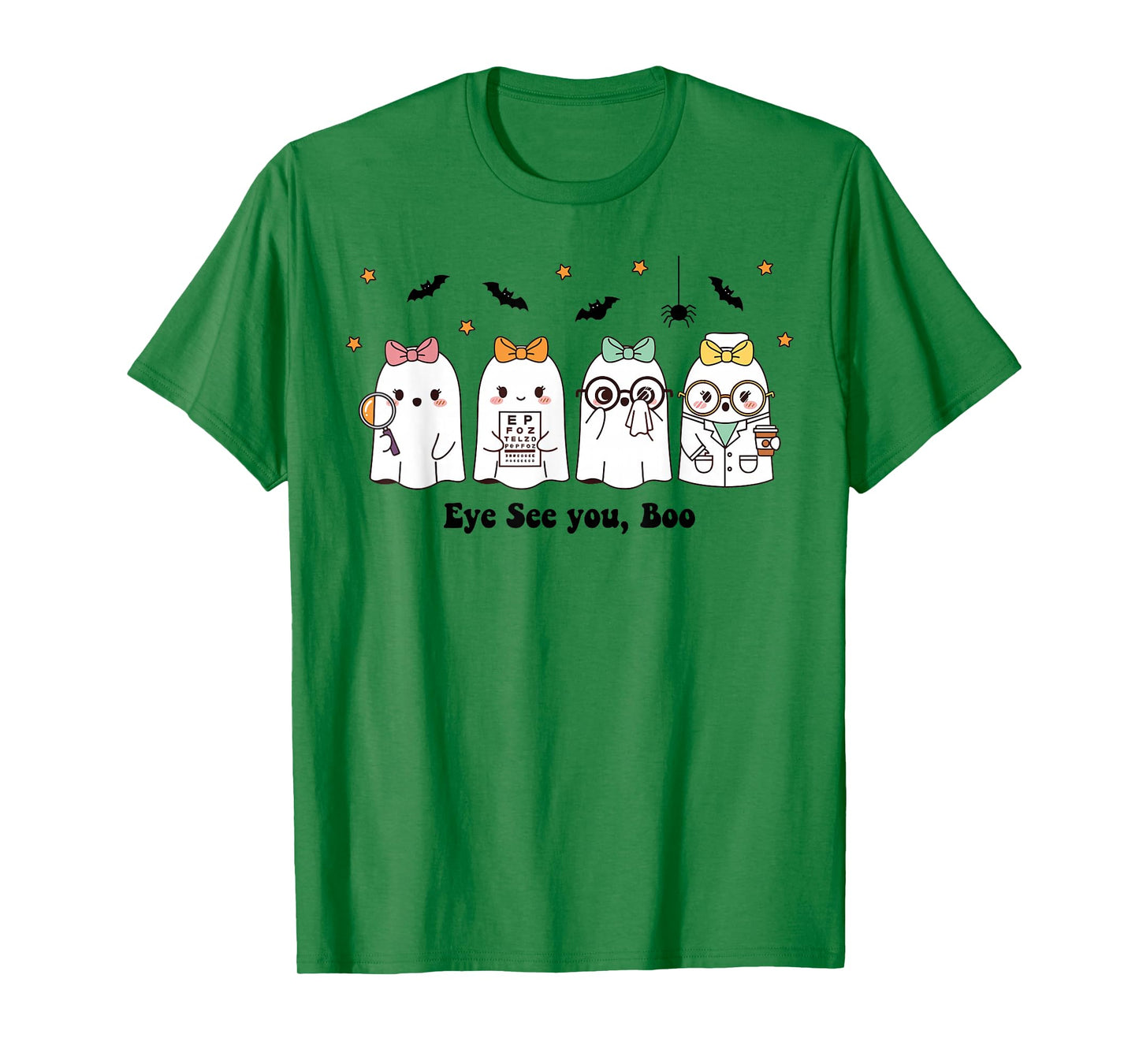 Ghost Optometry Halloween for Ophthalmologist Eye Doctor T-Shirt