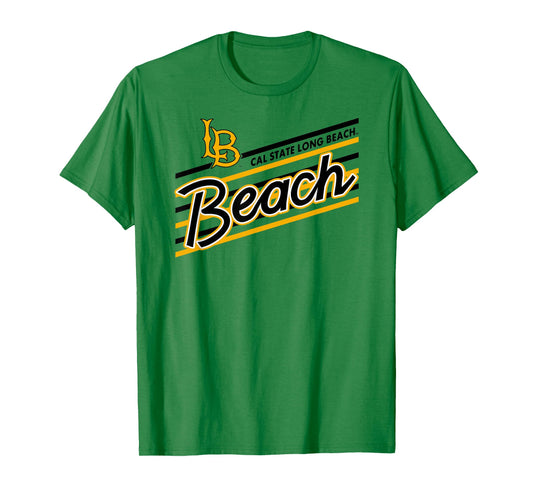 Long Beach State 49ers Retro Performer Gray T-Shirt