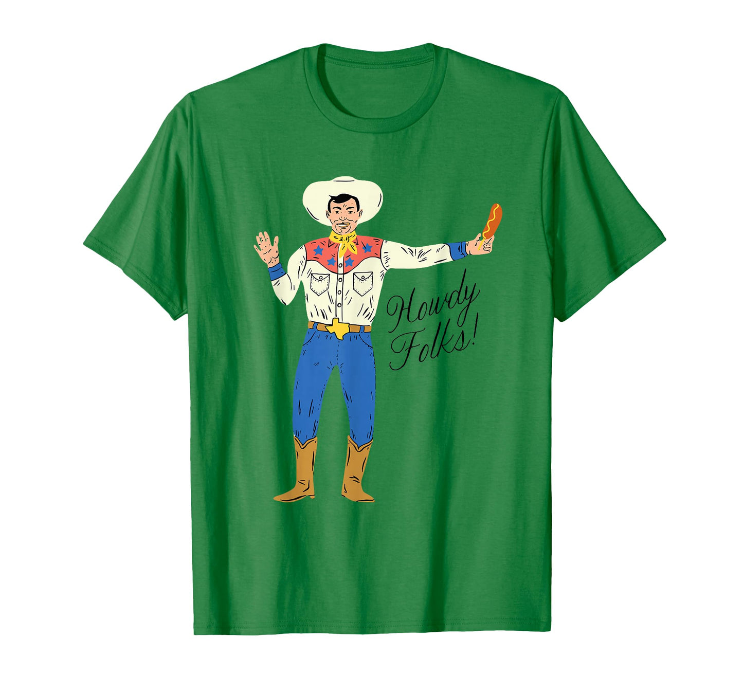Howdy Folks Big Tex, State Fair of Texas Outfit T-Shirt