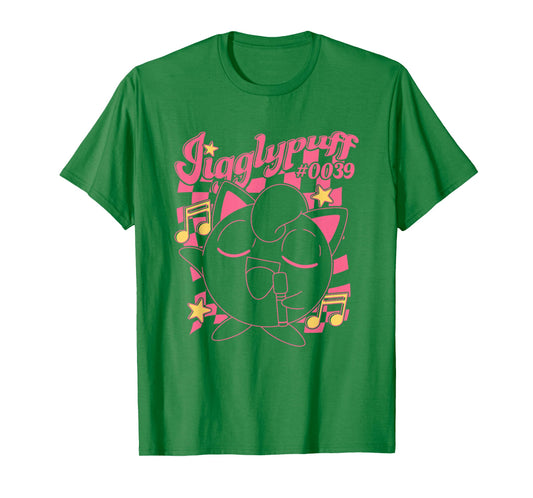 Pokémon Jigglypuff #0039 Musical Poster Retro T-Shirt