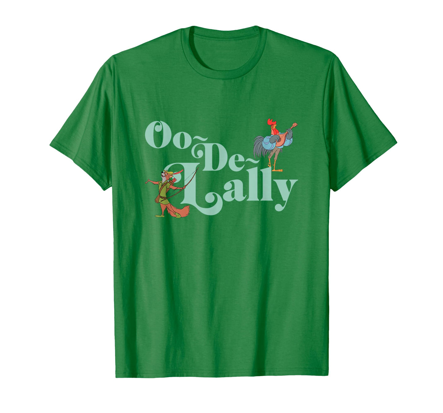 Disney Robin Hood Oo-De-Lally Iconic Quote Chest Text Logo T-Shirt