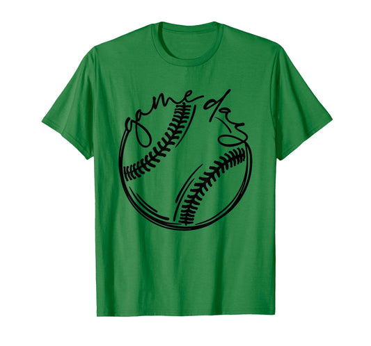 Game Day Vibes Softball Season Baseball Season Gamer Gifts T-Shirt